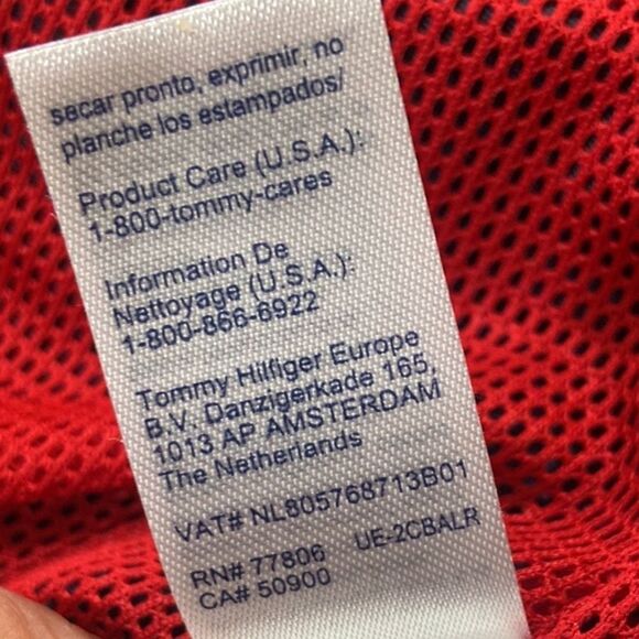 Tommy Hilfiger Windbreaker Unisex Jacket Size M - Picture 12 of 15